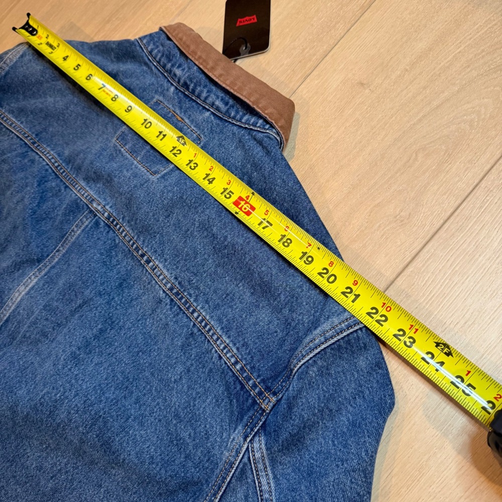 Levi's Denim Jacket Mens XL Blue Relaxed Fit East Port Brand New - Picture 6 of 6
